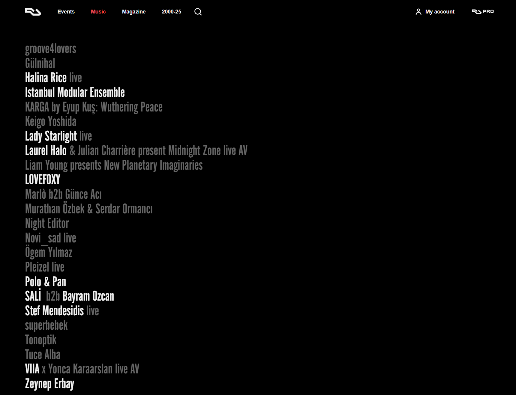Resident Advisor — Sónar Istanbul — image 2
